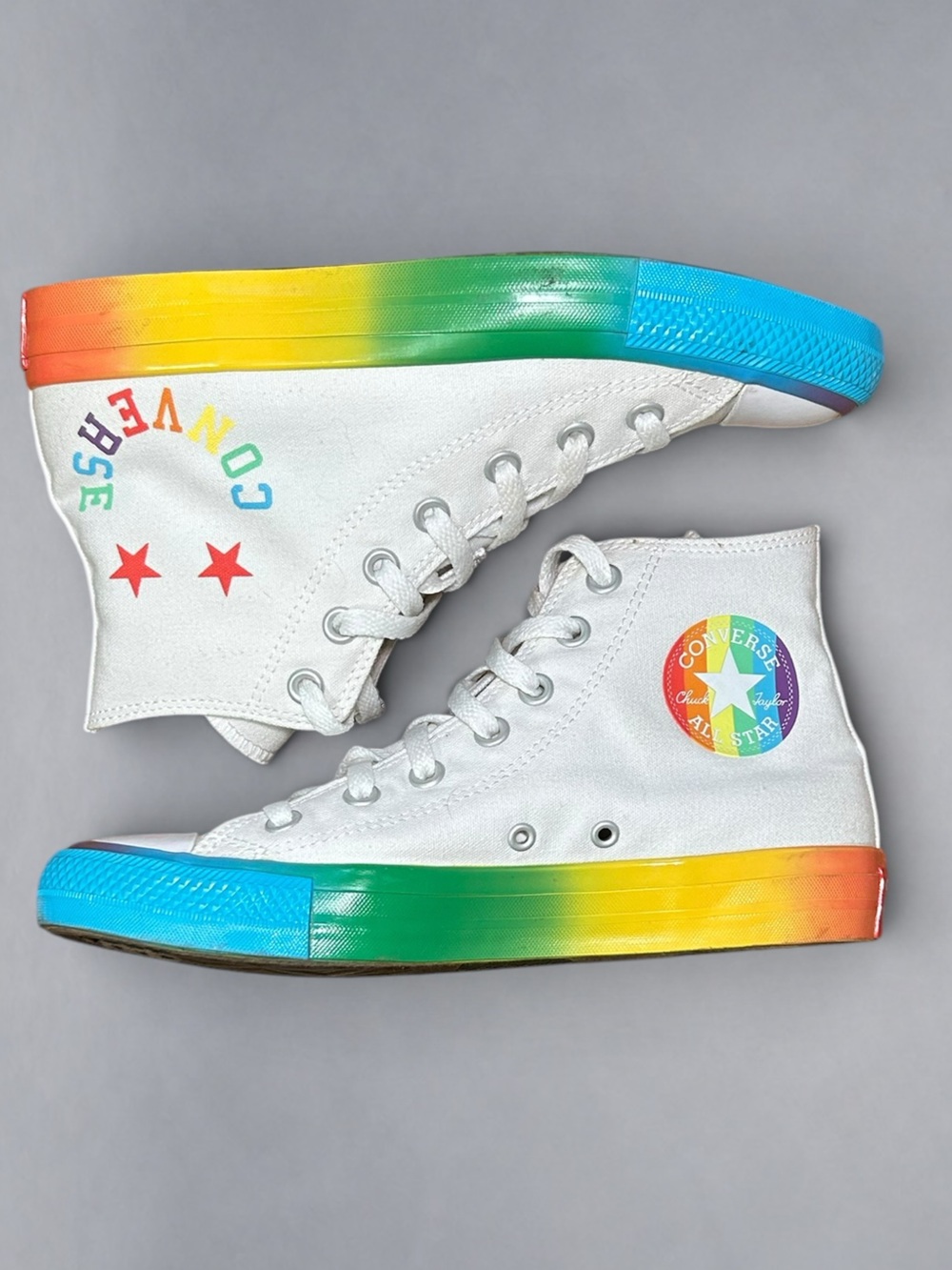 Converse Chuck Taylor All Star Pride Rainbow High Top Women’s 8